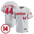 Boles C.Reds #44 Elly De La Cruz Player Gray Vapor Premier Limited Home Stitched Jerseys