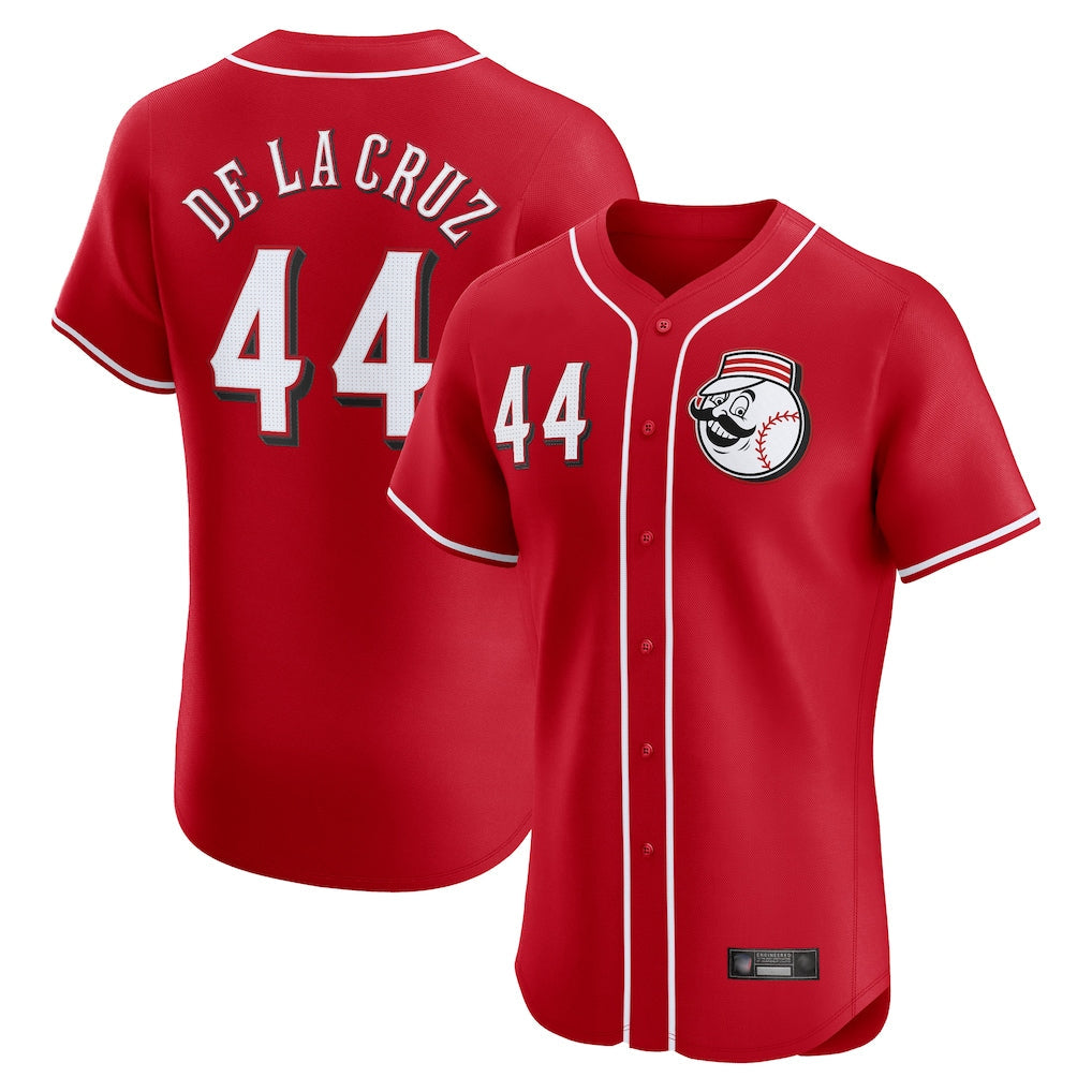 Boles C.Reds #44 Elly De La Cruz Player Red Limited Elite Home Game Stitched Jerseys