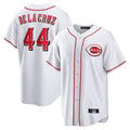 Boles C.Reds #44 Elly De La Cruz Player White Game Home Stitched Jerseys