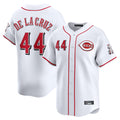 Boles C.Reds #44 Elly De La Cruz Player White Home Limited Stitched Jerseys