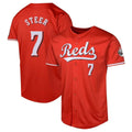 Boles C.Reds #7 Spencer Steer Player Red 2026 City Connect Limited Home Stitched Jerseys