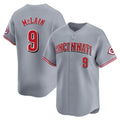 Boles C.Reds #9 Matt McLain Player Gray Home Limited Stitched Jerseys