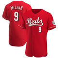 Boles C.Reds #9 Matt McLain Player Red Limited Elite Home Stitched Jerseys