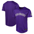 Boles C.Rockies Purple Limited Home Game Blank Player Stitched Jerseys