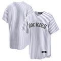 Boles C.Rockies White Game Home Blank Player Stitched Jerseys