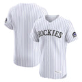 Boles C.Rockies White Limited Elite Home Blank Player Stitched Jerseys