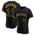 Boles C.Rockies #15 Hunter Goodman Player Black Snake Skin City Limited Elite Home Stitched Jerseys