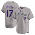Boles C.Rockies #17 Todd Helton Player Gray Limited Home Stitched Jerseys