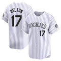 Boles C.Rockies #17 Todd Helton Player White Limited Home Stitched Jerseys