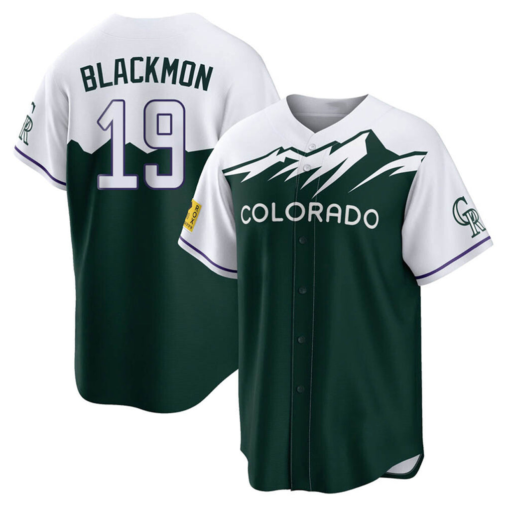 Boles C.Rockies #19 Charlie Blackmon Player Green City Connect Home Game Stitched Jerseys