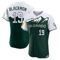 Boles C.Rockies #19 Charlie Blackmon Player Green City Connect Limited Elite Home Stitched Jerseys