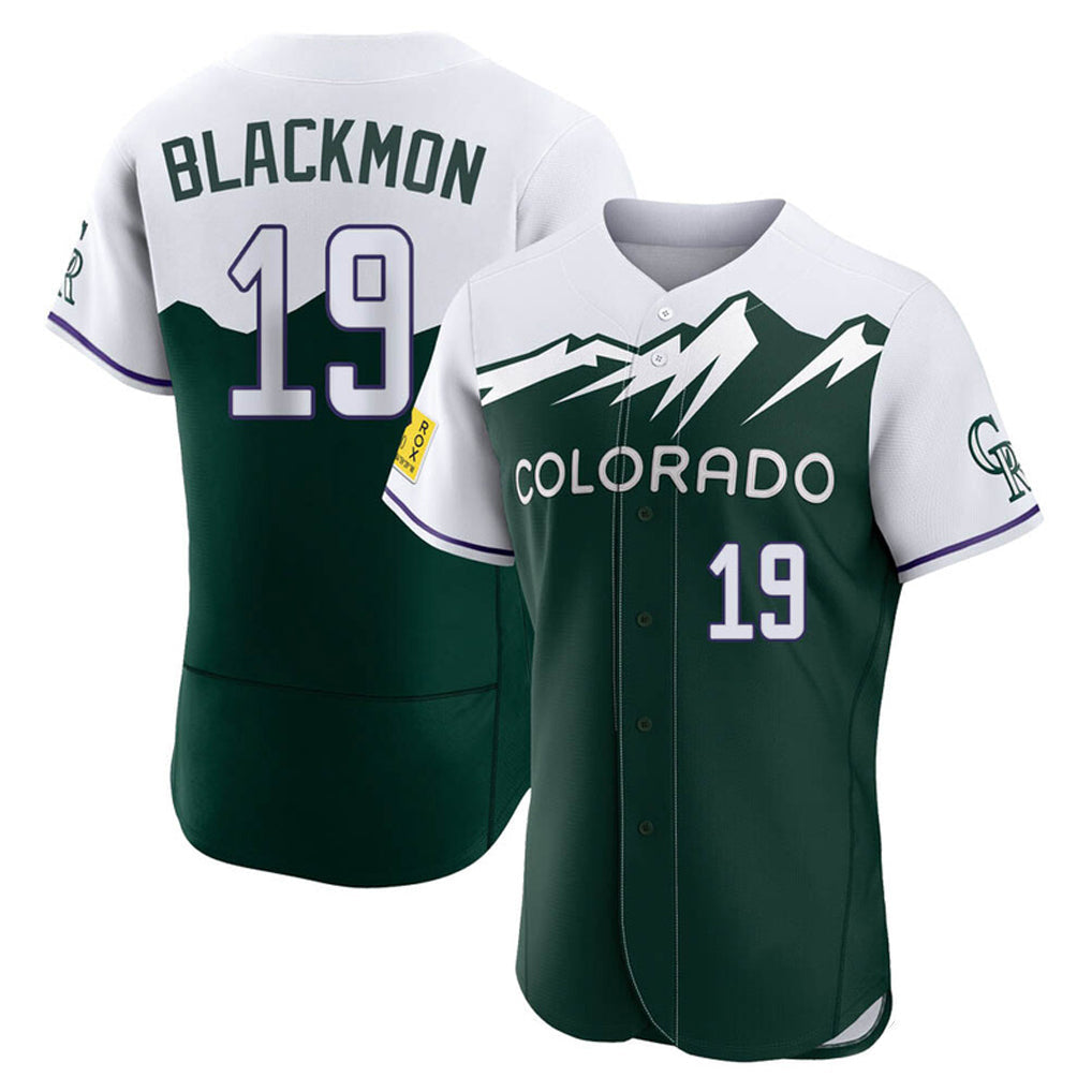 Boles C.Rockies #19 Charlie Blackmon Player Green City Connect Limited Elite Home Stitched Jerseys