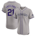 Boles C.Rockies #21 Kyle Freeland Player Gray Limited Elite Home Stitched Jerseys