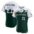 Boles C.Rockies #21 Kyle Freeland Player Green City Connect Limited Elite Home Stitched Jerseys