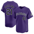 Boles C.Rockies #21 Kyle Freeland Player Purple Limited Home Stitched Jerseys