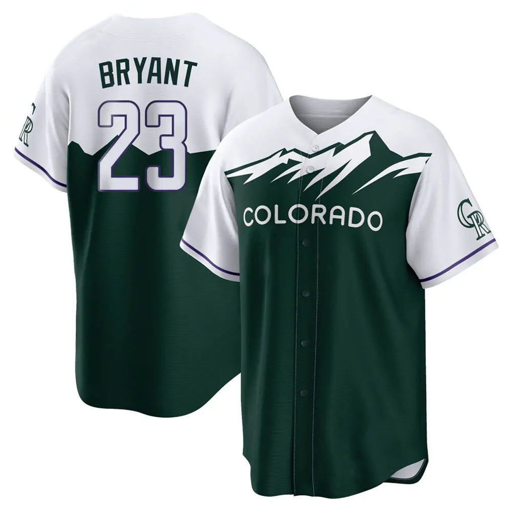 Boles C.Rockies #23 Kris Bryant Player Green City Connect Home Game Stitched Jerseys