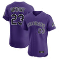 Boles C.Rockies #23 Kris Bryant Player Purple Limited Elite Home Stitched Jerseys