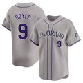 Boles C.Rockies #9 Brenton Doyle Player Gray Limited Home Stitched Jerseys