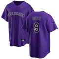 Boles C.Rockies #9 Brenton Doyle Player Purple Game Home Stitched Jerseys