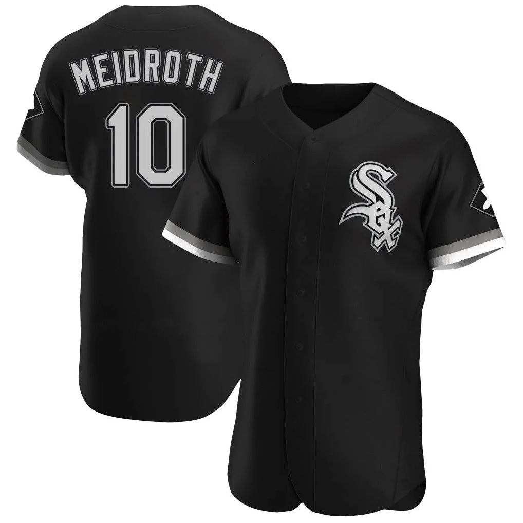 Boles C.White Sox #10 Chase Meidroth Player Black Limited Elite Home Stitched Jerseys