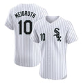Boles C.White Sox #10 Chase Meidroth Player White Stripe Limited Elite Home Stitched Jerseys