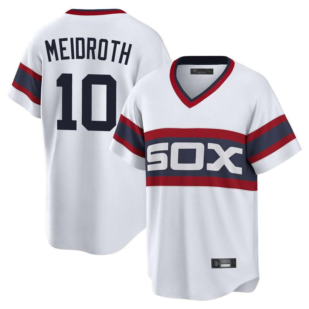 Boles C.White Sox #10 Chase Meidroth Player White T-shirt Home Game Stitched Jerseys
