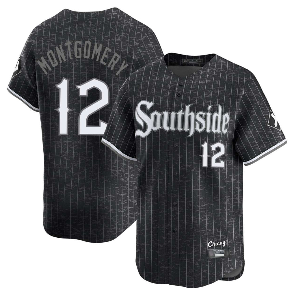 Boles C.White Sox #12 Colson Montgomery Player Black City Connect Limited Home Stitched Jerseys