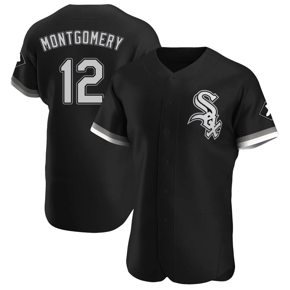 Boles C.White Sox #12 Colson Montgomery Player Black Limited Elite Home Stitched Jerseys