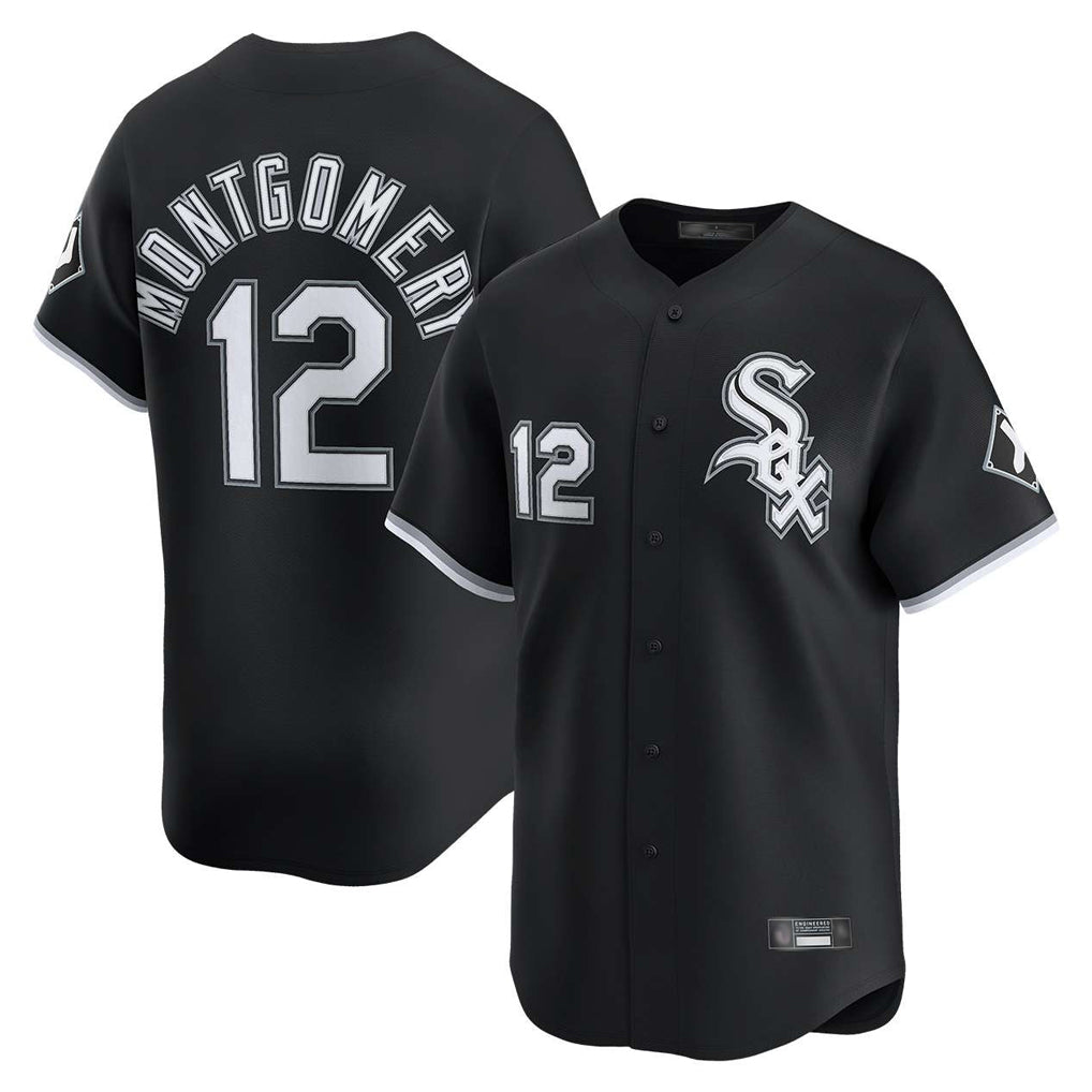 Boles C.White Sox #12 Colson Montgomery Player Black Limited Home Stitched Jerseys