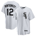 Boles C.White Sox #12 Colson Montgomery Player White Stripe Home Game Stitched Jerseys