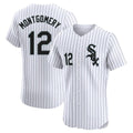 Boles C.White Sox #12 Colson Montgomery Player White Stripe Limited Elite Home Stitched Jerseys