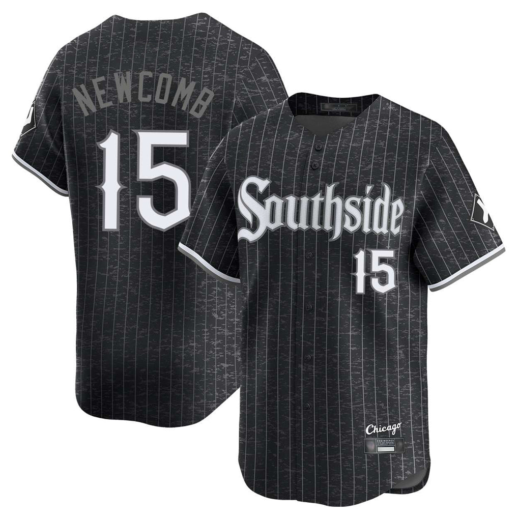 Boles C.White Sox #15 Sean Newcomb Player Black City Connect Limited Home Stitched Jerseys