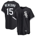 Boles C.White Sox #15 Sean Newcomb Player Black Home Game Stitched Jerseys