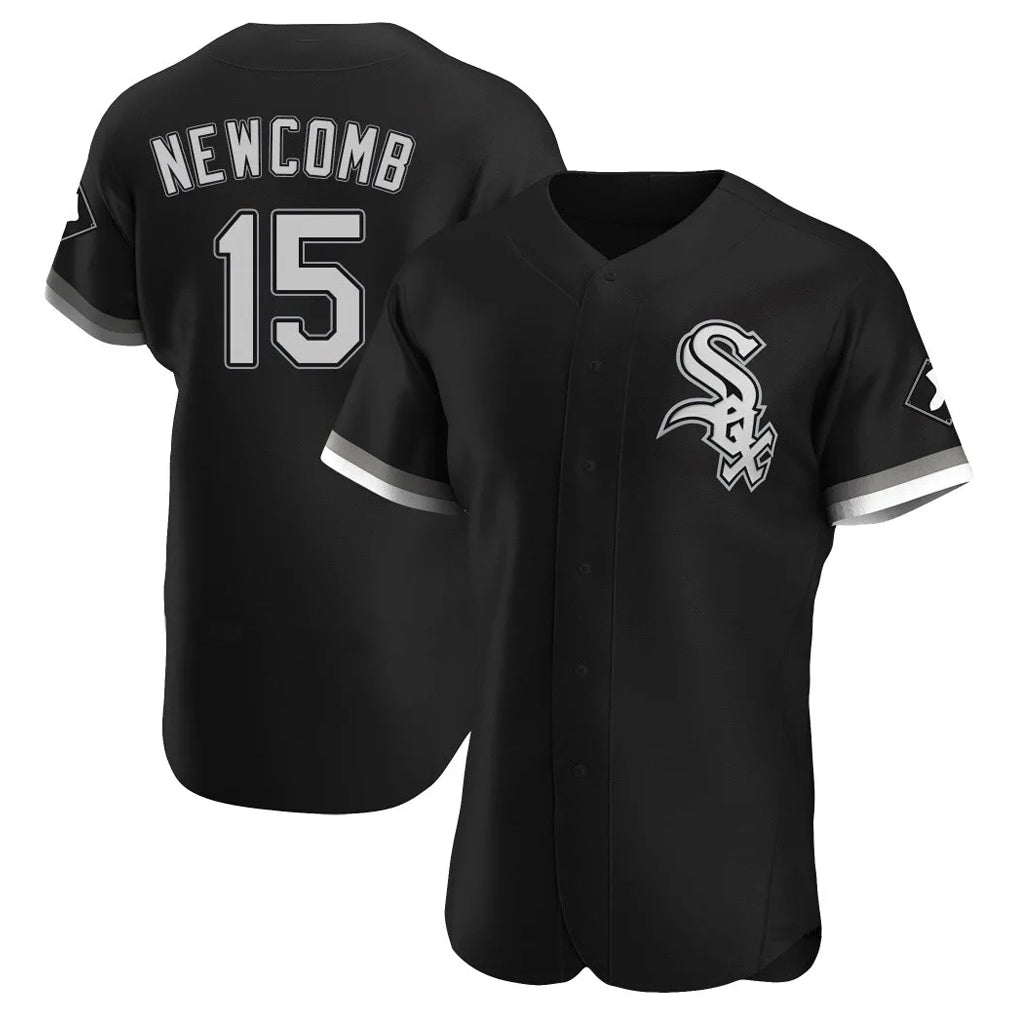 Boles C.White Sox #15 Sean Newcomb Player Black Limited Elite Home Stitched Jerseys