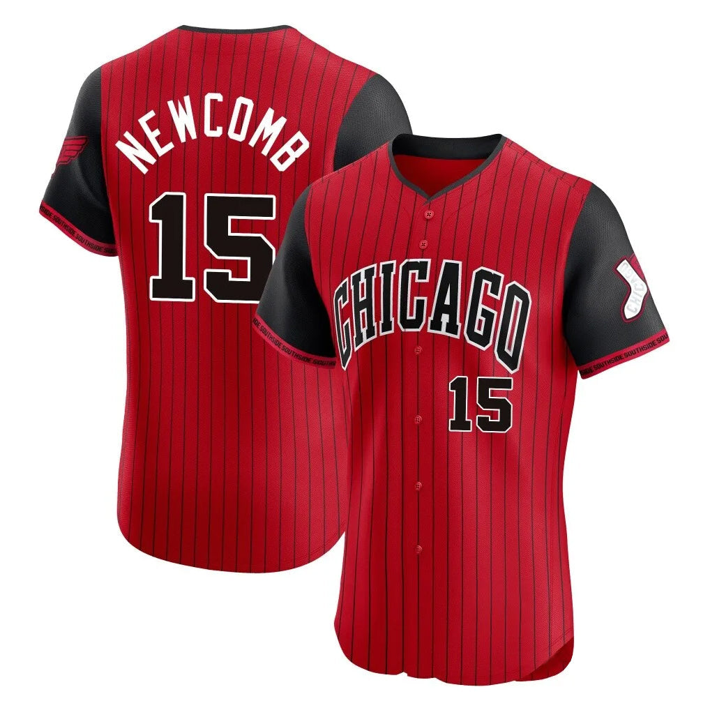 Boles C.White Sox #15 Sean Newcomb Player Red City Connect Limited Elite Home Stitched Jerseys