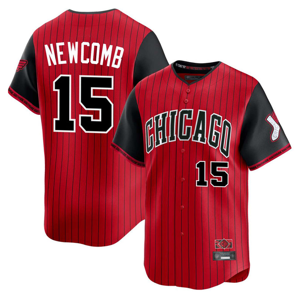 Boles C.White Sox #15 Sean Newcomb Player Red City Connect Limited Home Stitched Jerseys