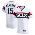 Boles C.White Sox #15 Sean Newcomb Player White T-shirt Limited Elite Home Stitched Jerseys