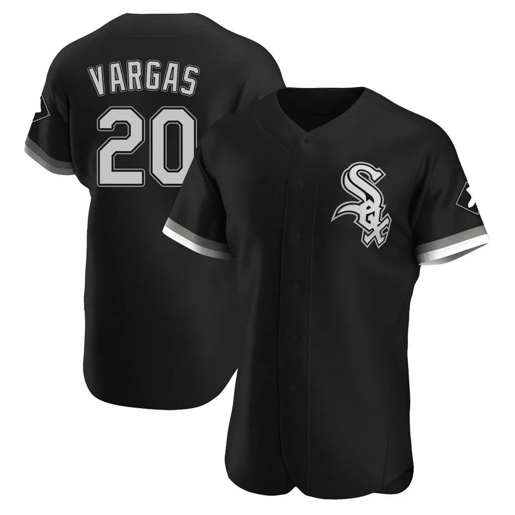 Boles C.White Sox #20 Miguel Vargas Player Black Limited Elite Home Stitched Jerseys