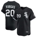 Boles C.White Sox #20 Miguel Vargas Player Black Limited Home Stitched Jerseys