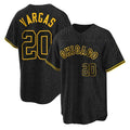 Boles C.White Sox #20 Miguel Vargas Player Black Snake Skin City Home Game Stitched Jerseys