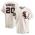 Boles C.White Sox #20 Miguel Vargas Player Cream Cooperstown Collection Limited Home Stitched Jerseys