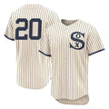 Boles C.White Sox #20 Miguel Vargas Player Cream Field of Dreams Limited Elite Home Stitched Jerseys