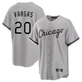 Boles C.White Sox #20 Miguel Vargas Player Gray Home Game Stitched Jerseys