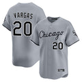Boles C.White Sox #20 Miguel Vargas Player Gray Road Limited Home Stitched Jerseys