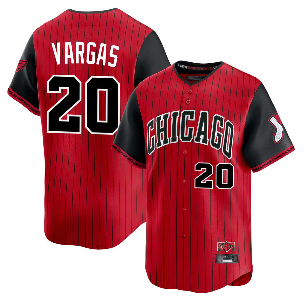 Boles C.White Sox #20 Miguel Vargas Player Red City Connect Limited Home Stitched Jerseys