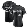 Boles C.White Sox #23 Andrew Benintendi Player Black City Connect Limited Elite Home Stitched Jerseys