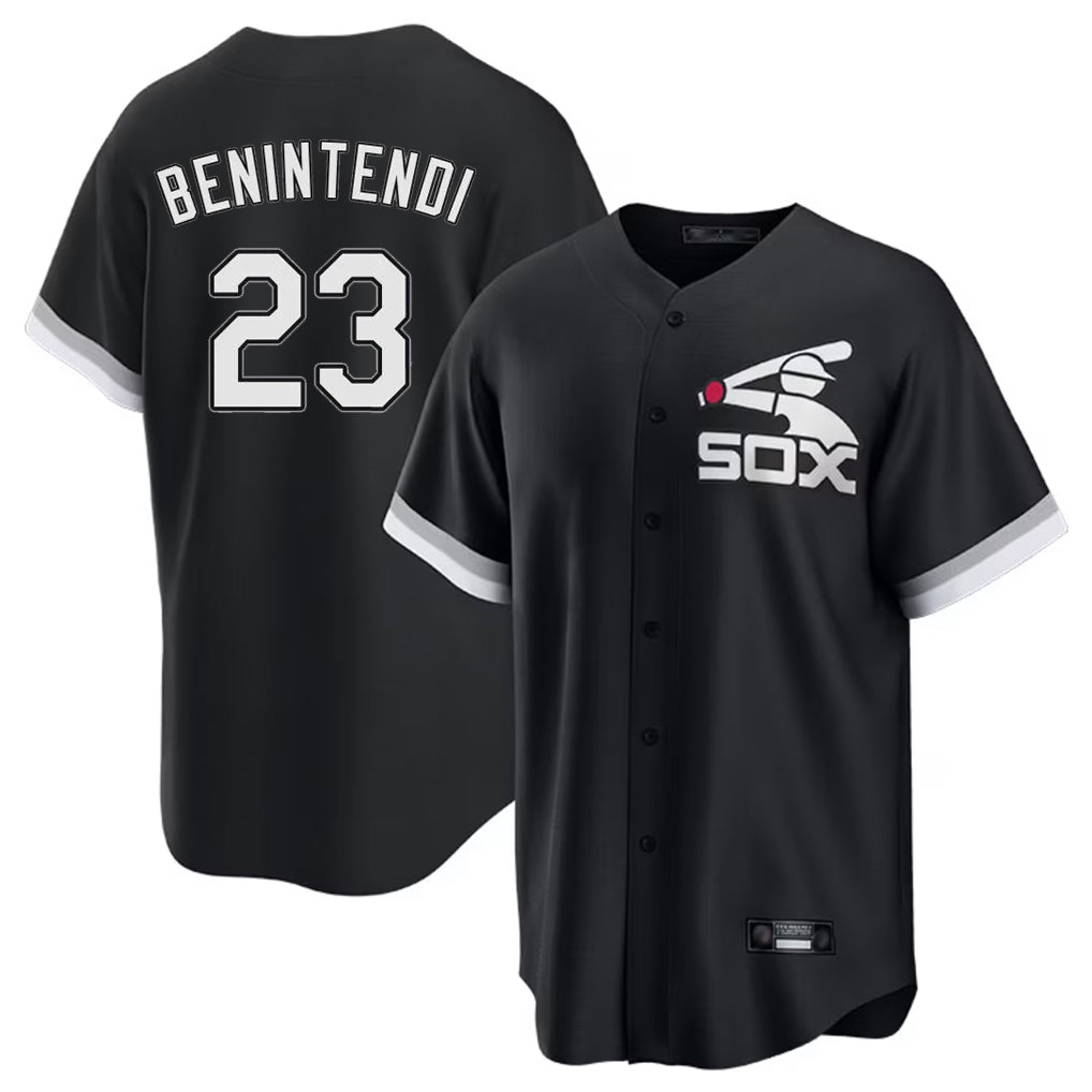 Boles C.White Sox #23 Andrew Benintendi Player Black Spring Training Game Stitched Jerseys
