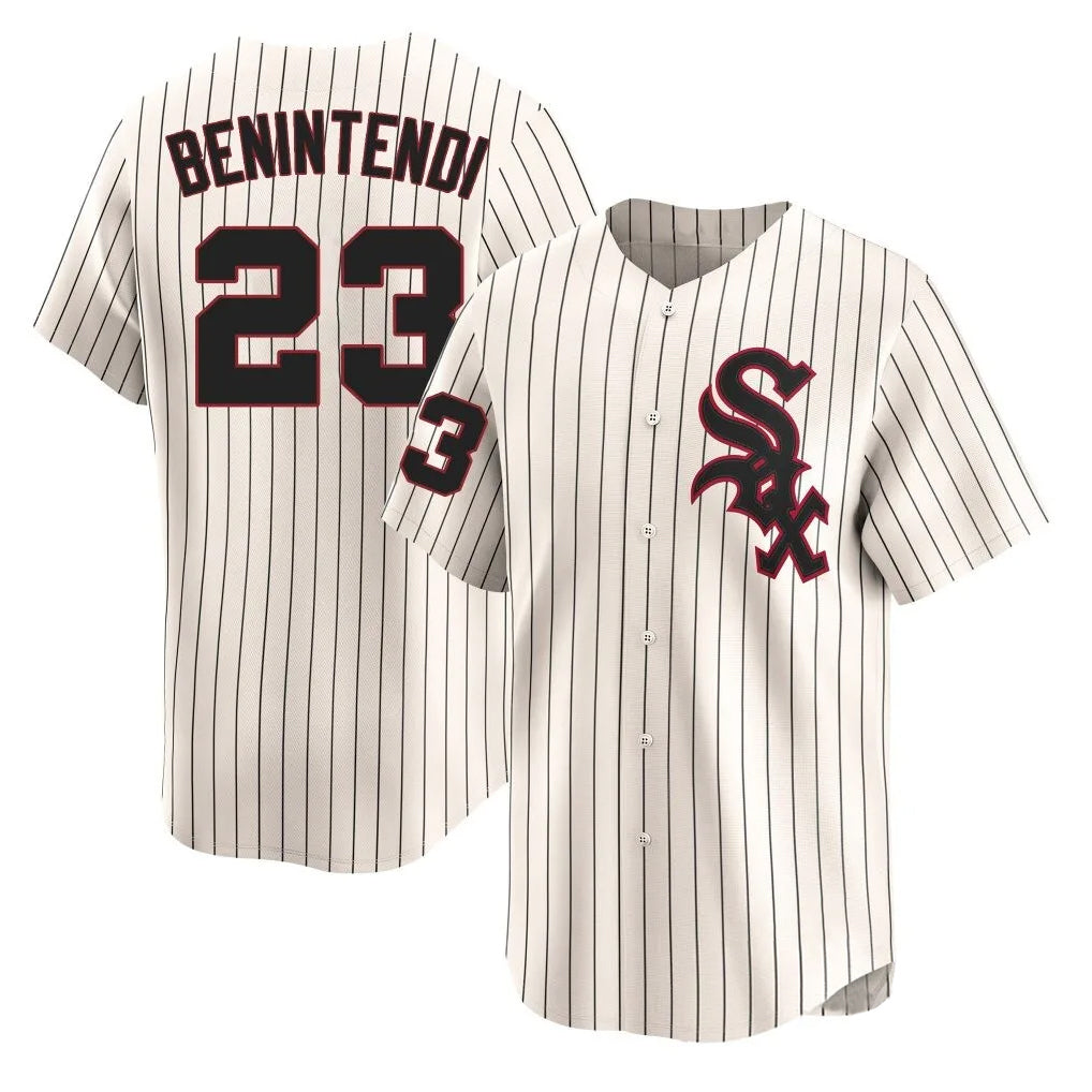 Boles C.White Sox #23 Andrew Benintendi Player Cream Cooperstown Collection Limited Home Stitched Jerseys