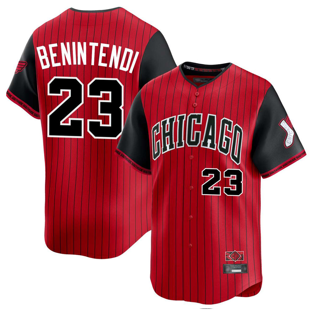 Boles C.White Sox #23 Andrew Benintendi Player Red City Connect Limited Home Stitched Jerseys