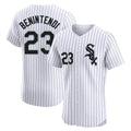 Boles C.White Sox #23 Andrew Benintendi Player White Stripe Limited Elite Home Stitched Jerseys